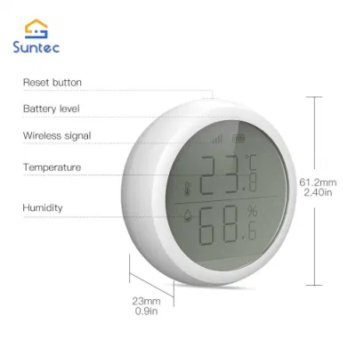 Controlador de temperatura Termómetro infrarrojo Sensor inteligente de termómetro digital Zigbee