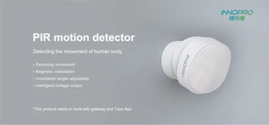 Tuya Smart WiFi/Zigbee Sensor de movimiento PIR de automatización del hogar para alarma doméstica