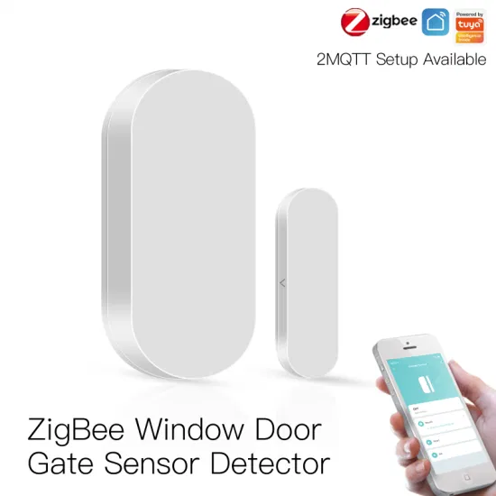 Sensor inteligente de puerta y ventana Zigbee para seguridad en el hogar inteligente