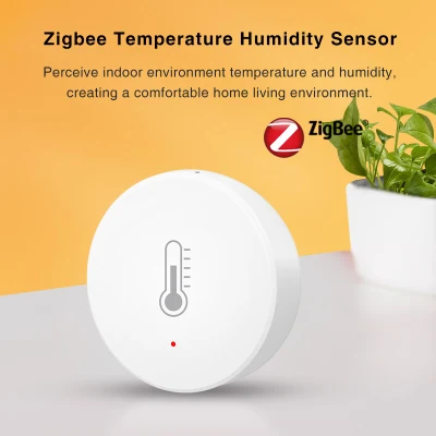 Sensor inteligente de temperatura y humedad Tuya Zigbee